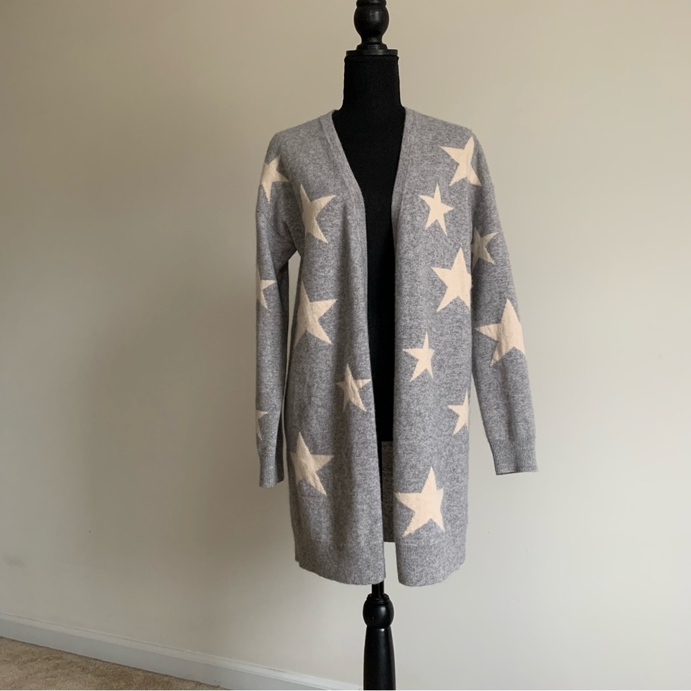 Philosophy Star Print Cashmere Cardigan